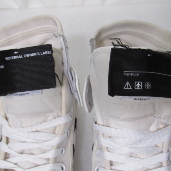 Off-White Off Court 3.0 Men's White/White Leather High Top Sneakers Sz 42 US 9 - Picture 11 of 16
